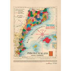 Mapa dels PAÏSOS CATALANS