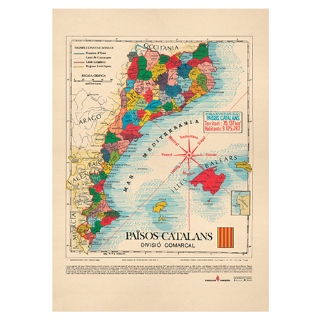 Mapa dels PAÏSOS CATALANS