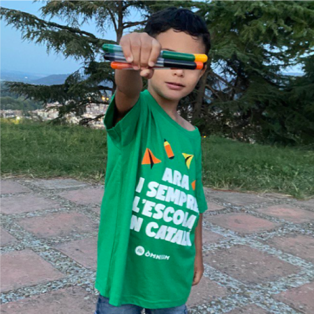 Samarreta infantil ara i sempre, l'escola en català