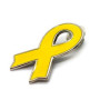 Pin llaç groc metàl·lic