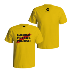 Samarreta esportiva Llibertat groga