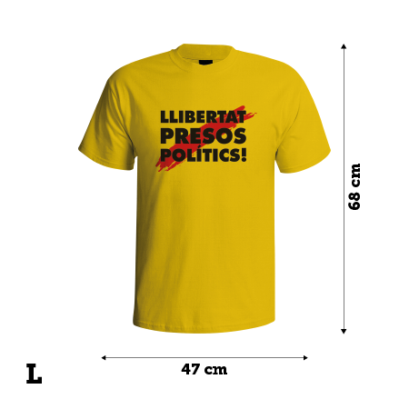 Samarreta esportiva Llibertat groga